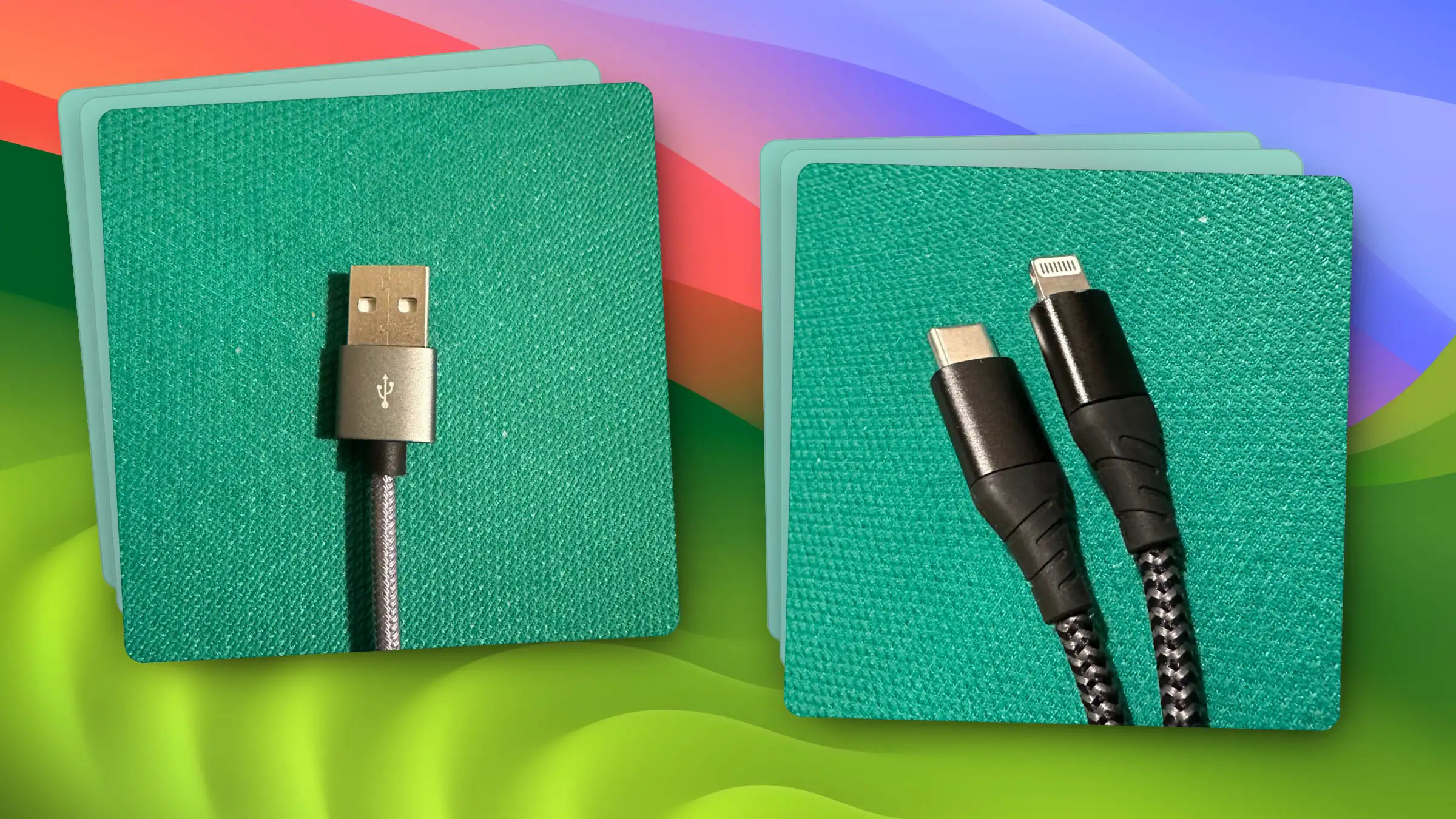 Vecchio connettore USB-A e nuovo connettore reversibile a confronto