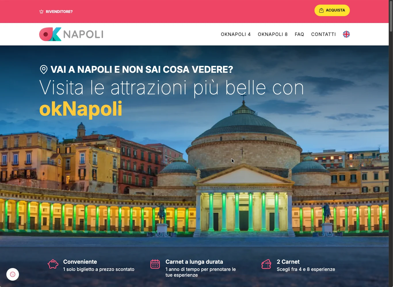 La vecchia hero di okNapoli: «Vai a Napoli e non sai cosa vedere? Visita le attrazioni più belle»