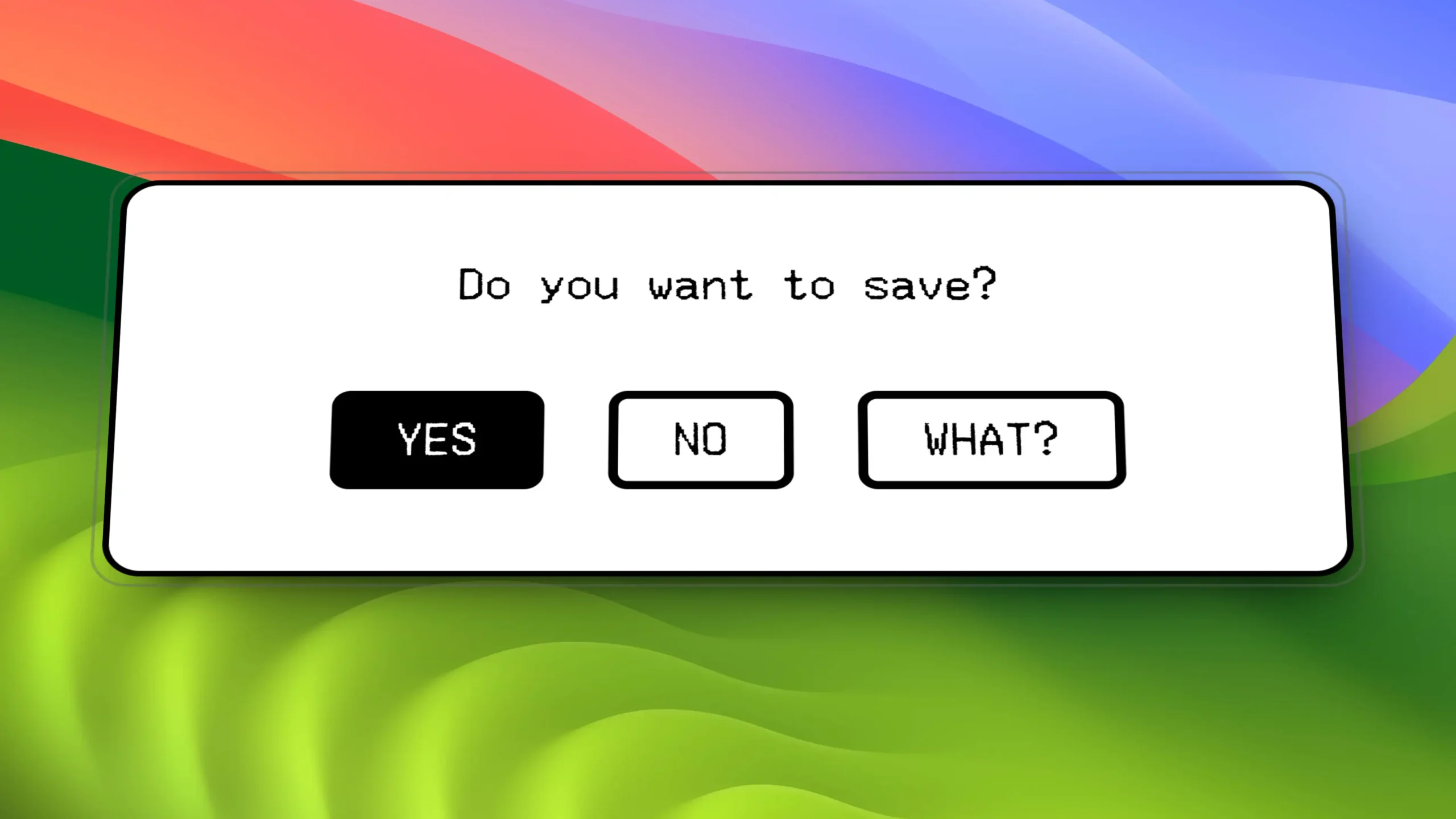 Defensive UX — un dialogo di salvataggio sotto la lente