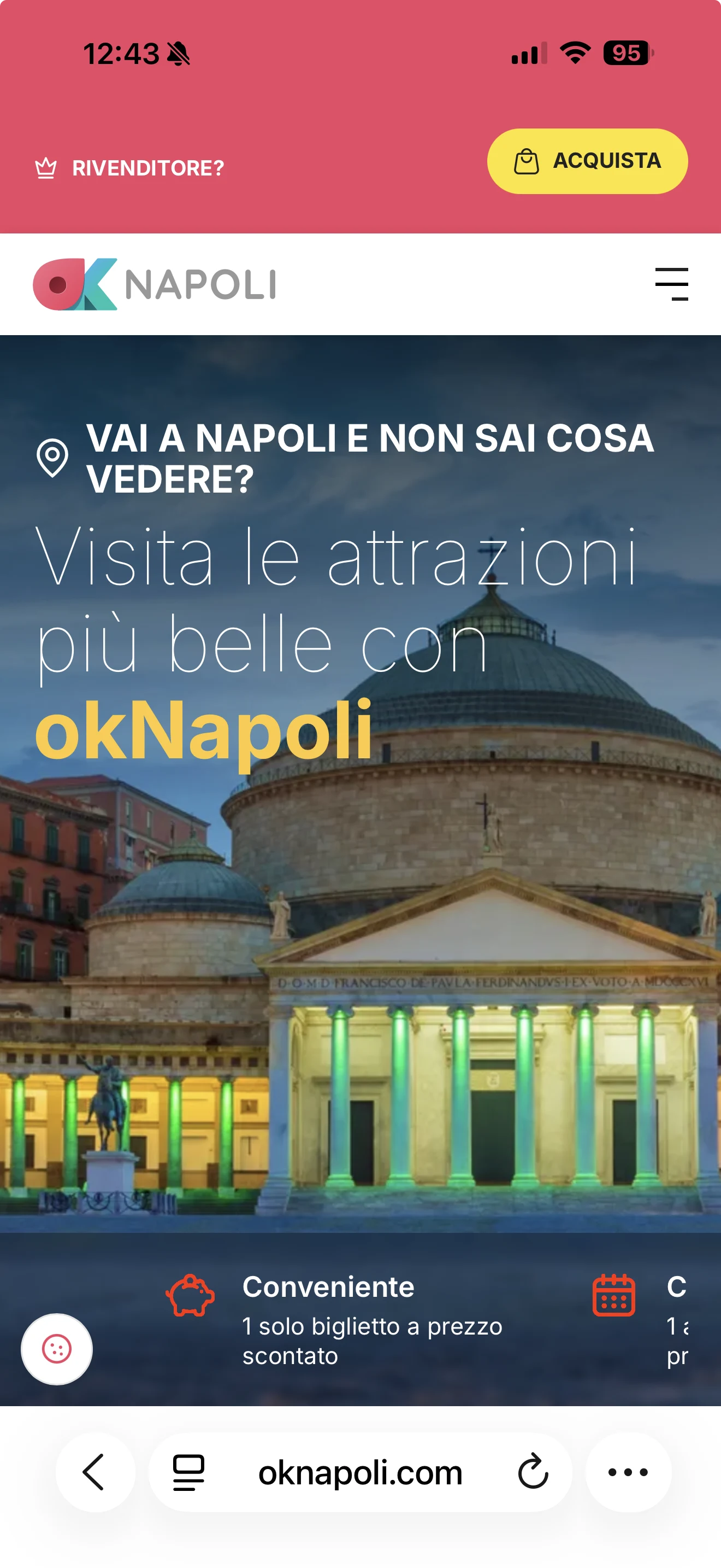 La vecchia hero di okNapoli su mobile